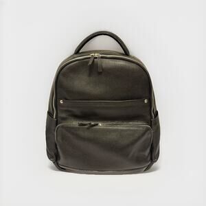 Royce New York for DELTA Million Miler Black Pebble Leather Backpack
